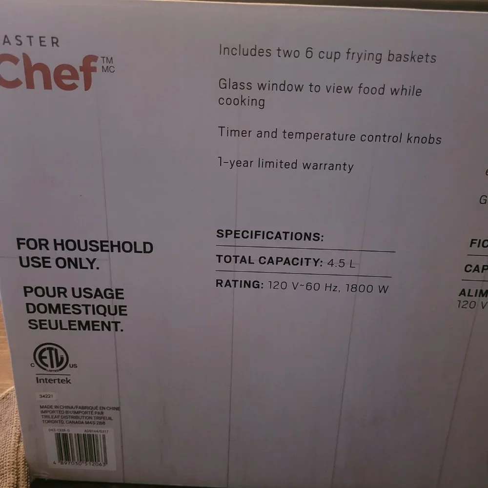 Master Chef Deep Fryer - Picture 4 of 4